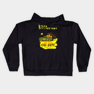 Retro car Kids Hoodie